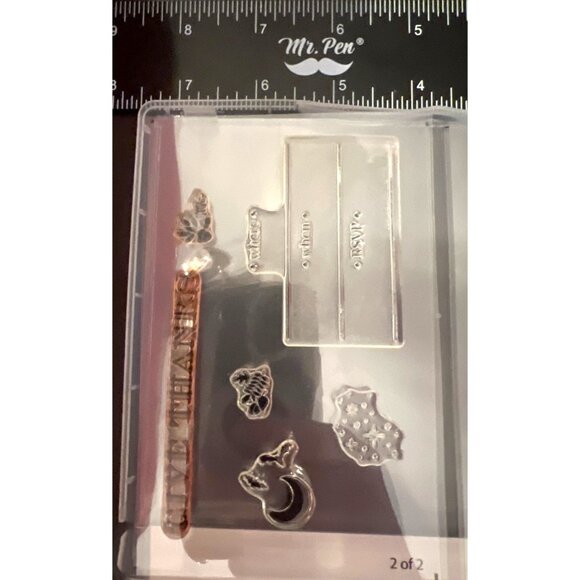 Stampin Up! Holiday Invitation Clear mount Stamps Set 135074 Thinlet - Picture 5 of 7